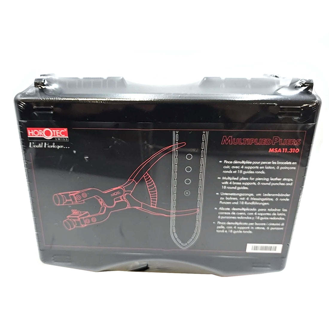 Horotec MSA 11.310 Multiplied Pliers for Piercing Leather Straps (Complete Case)