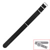 NSL No. 511 Nylon Nato Style Straps Solid Colors (18mm - 24mm)