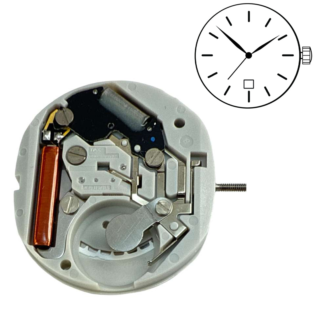 TIMEX M602 3 Hands Quartz Movement