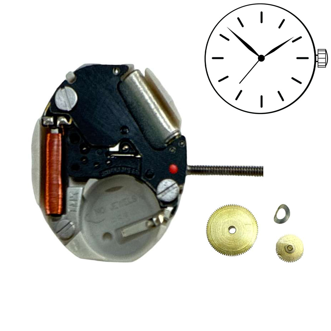 TIMEX M653 3 Hands Quartz Movement