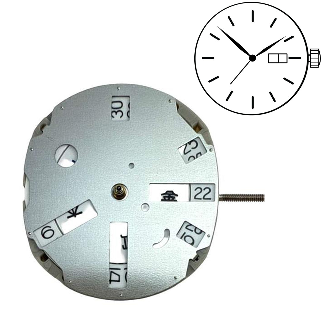 TIMEX M903 3 Hands Quartz Movement