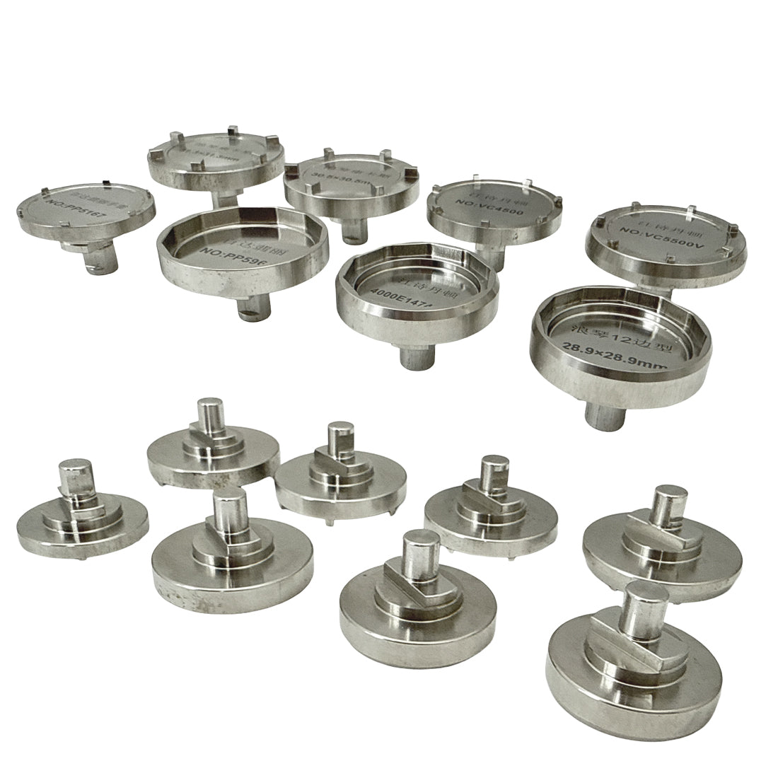 Watch Case Back Opener Dies Set For PP5167 / VC4500 / VC5500 / Konkas Watches