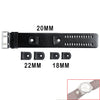 VSB No. 800 Military Wide Cuff Bracelet Fine Leather Straps to fit (18mm, 20mm, 22mm)