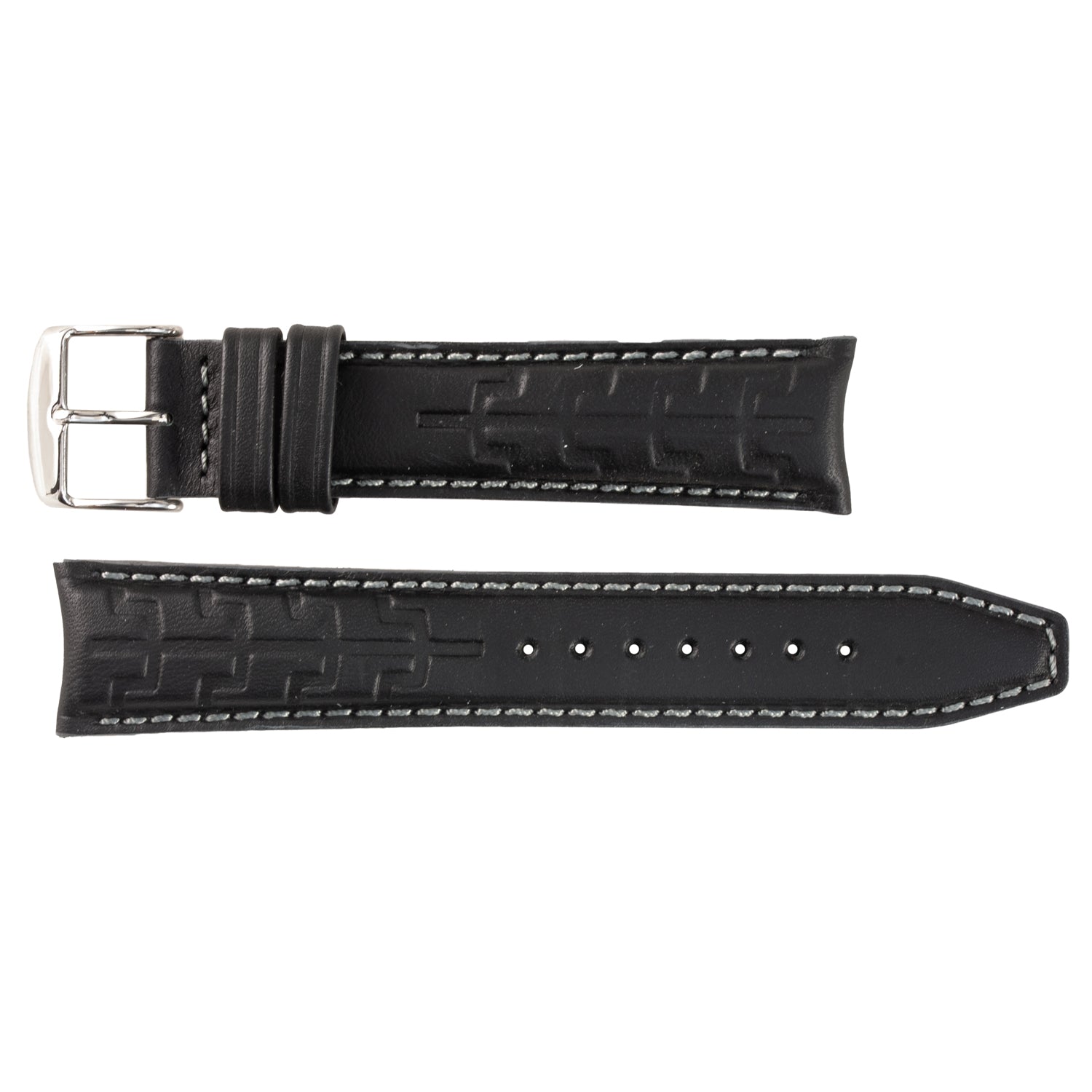 ROCHET ZRC No. 523 Calfskin High Performance Straps with Contrast Stitching (20mm~22mm)