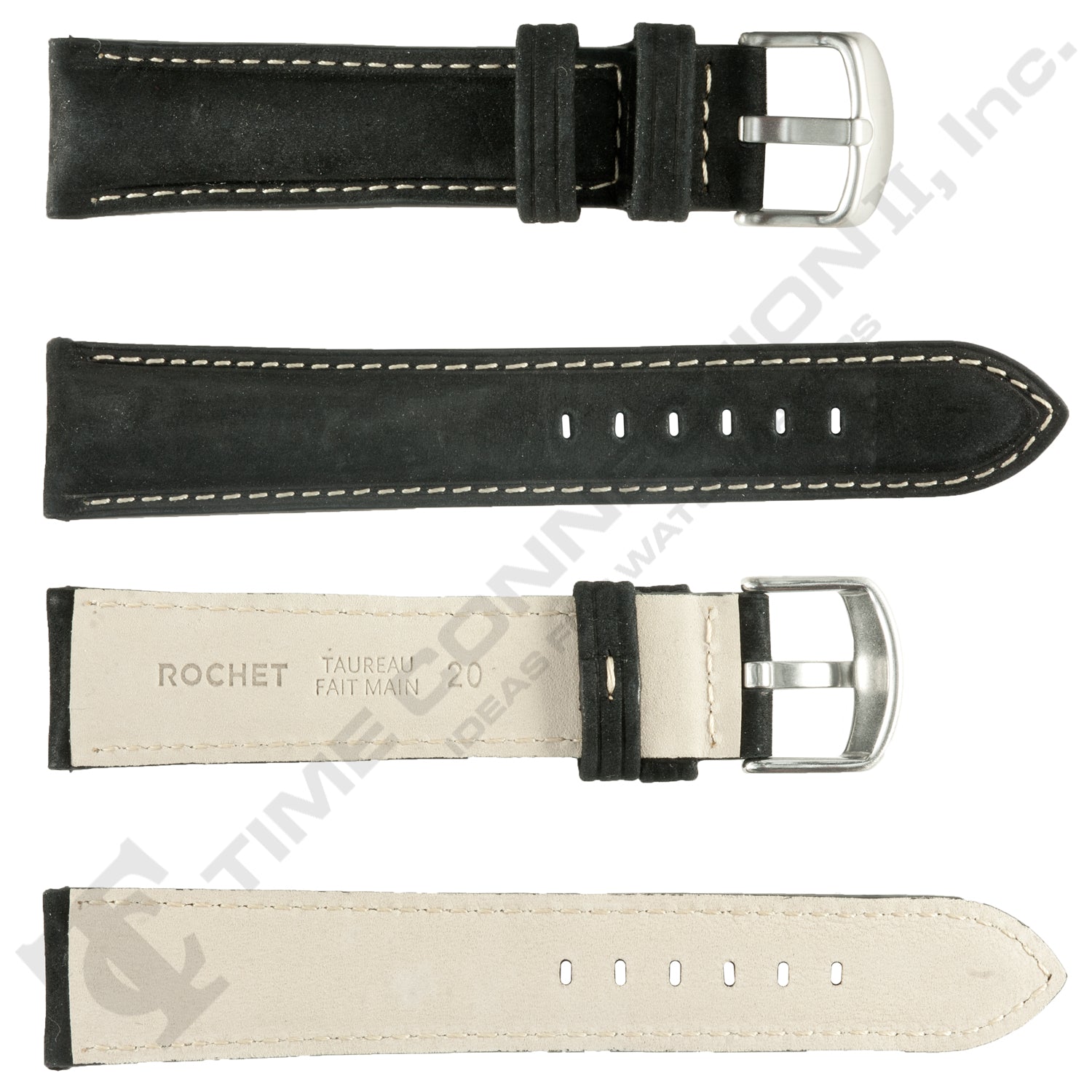 ROCHET ZRC No. 572 Young Bull Nubuck Fine Leather Straps (20mm~22mm)