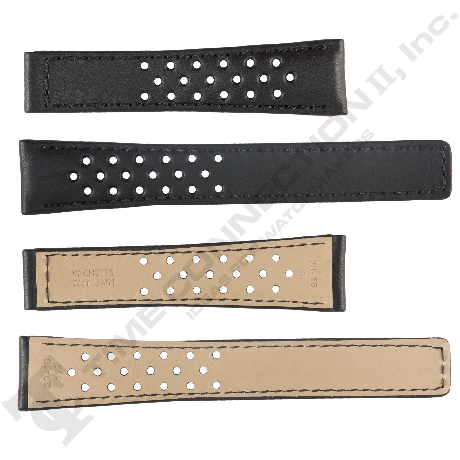 ROCHET ZRC No. 750 Calf Grain to fit Tag Heuer Deployment Buckle Leather Straps(20mm~22mm)