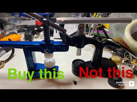 Cast Metal Case Press with Lock and 12 Nylon Dies