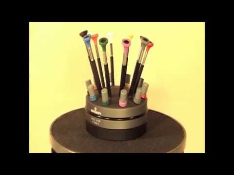 Bergeon 6899 Set of (9) Ergonomic Watchmakers Screwdrivers