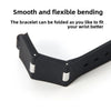 Black Silicone Rubber Strap for Bvlgari Diagono (18mm) With Notch 7mm